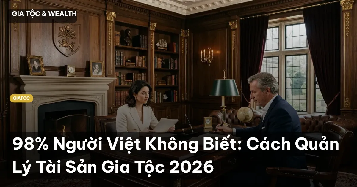 quản lý tài sản gia đình