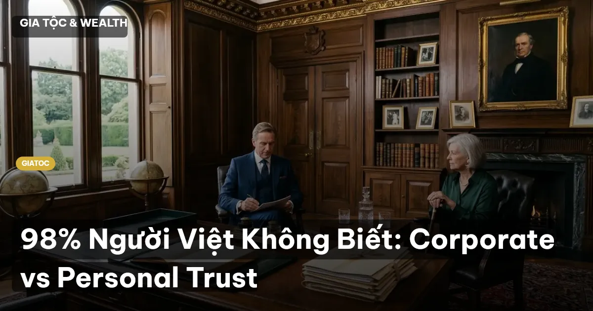 98% Người Việt Không Biết: Corporate vs Personal Trust