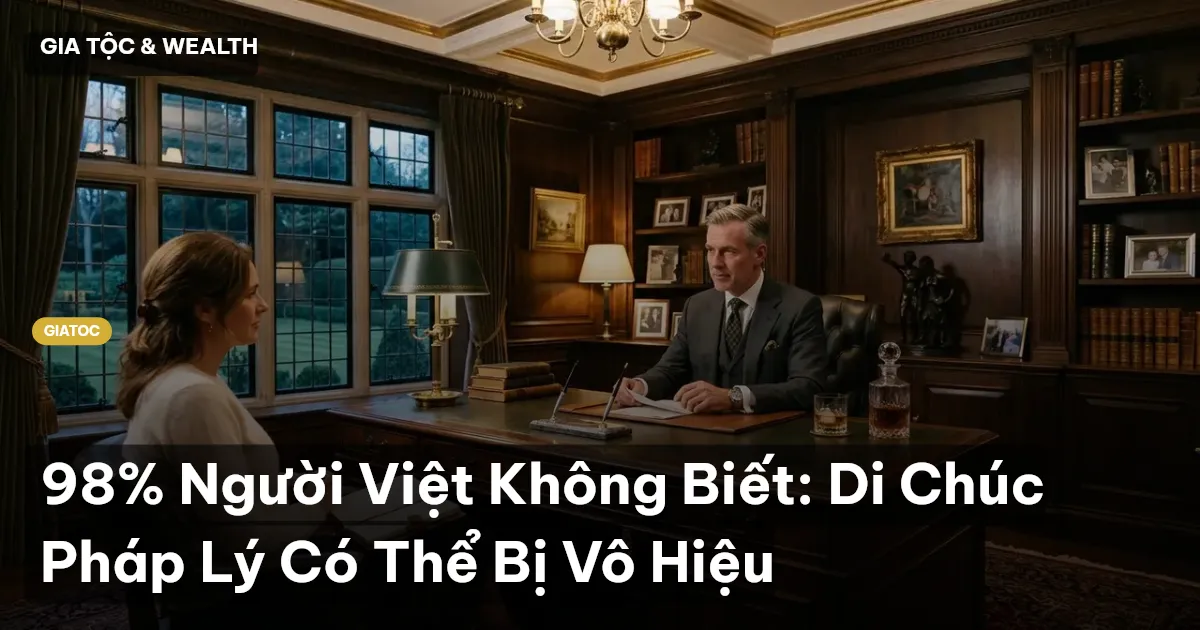 di chúc pháp lý