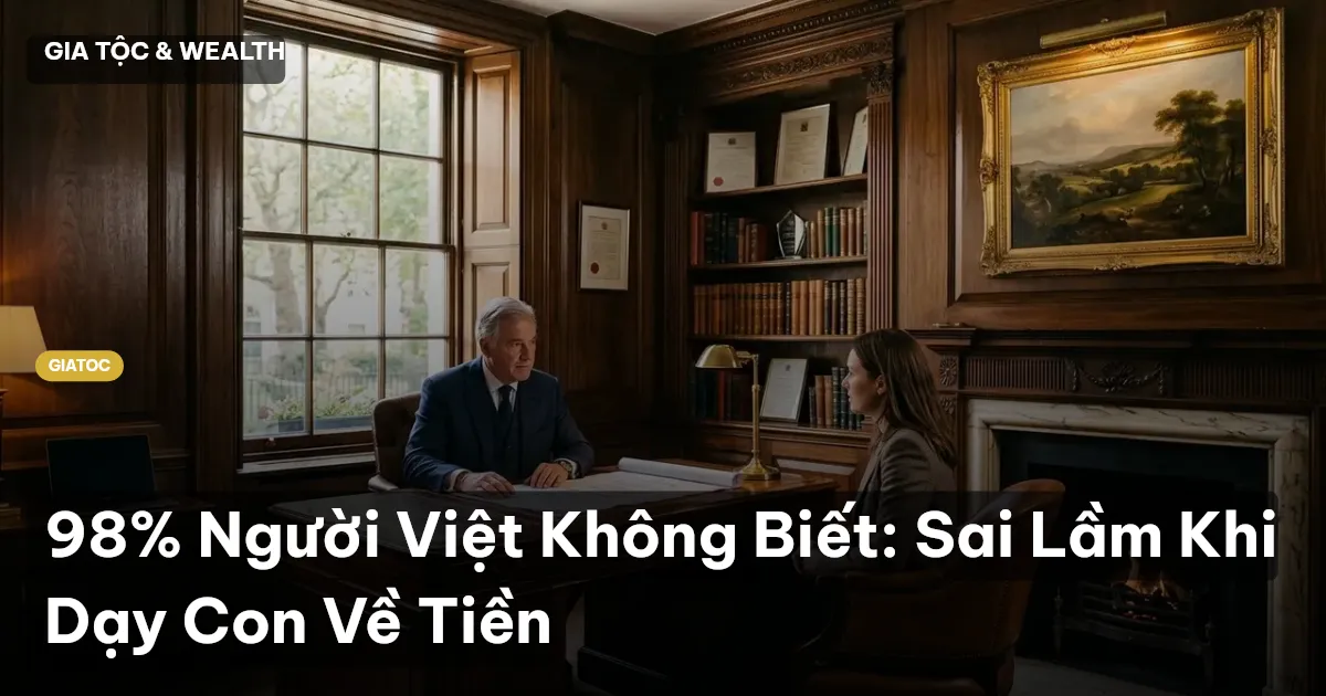 dạy con về tiền