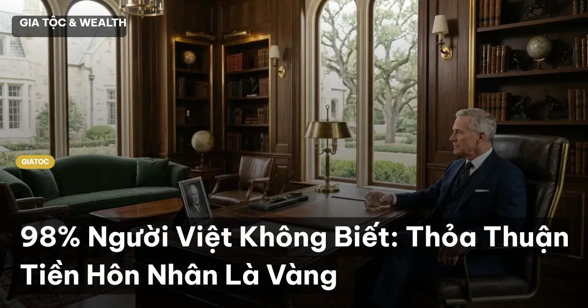 thỏa thuận tiền hôn nhân