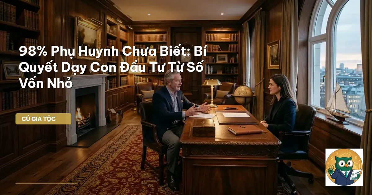 dạy con đầu tư