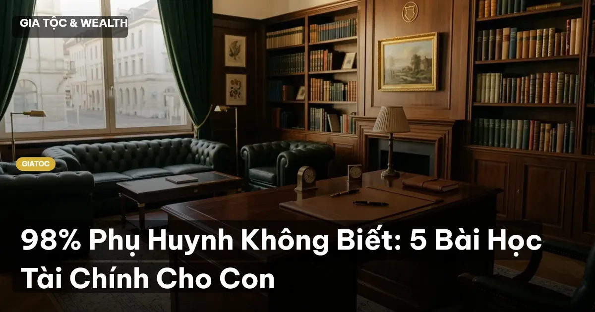 dạy con về tiền