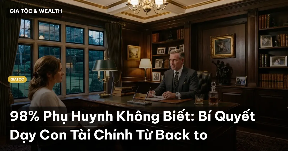 dạy con về tiền