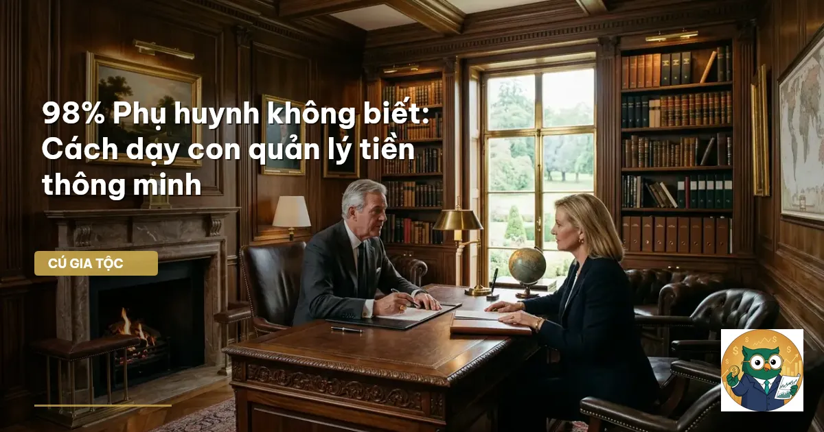 dạy con quản lý tiền