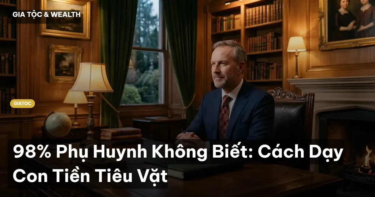 dạy con quản lý tiền