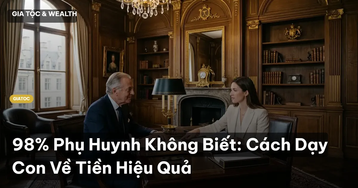 dạy con về tiền