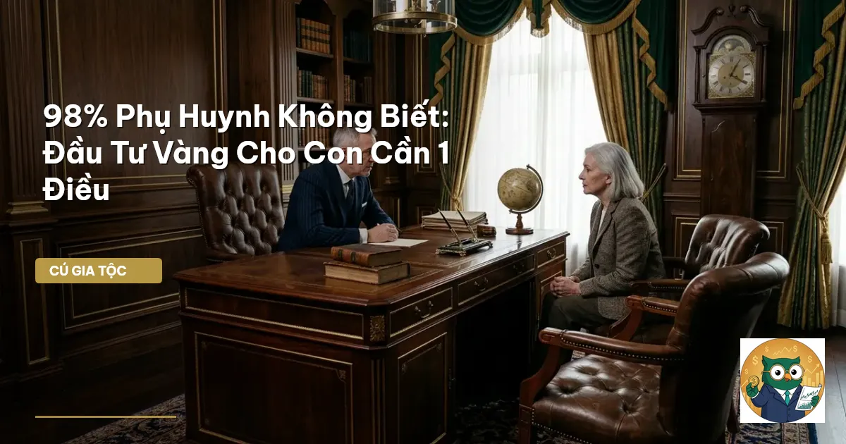 đầu tư vàng cho con