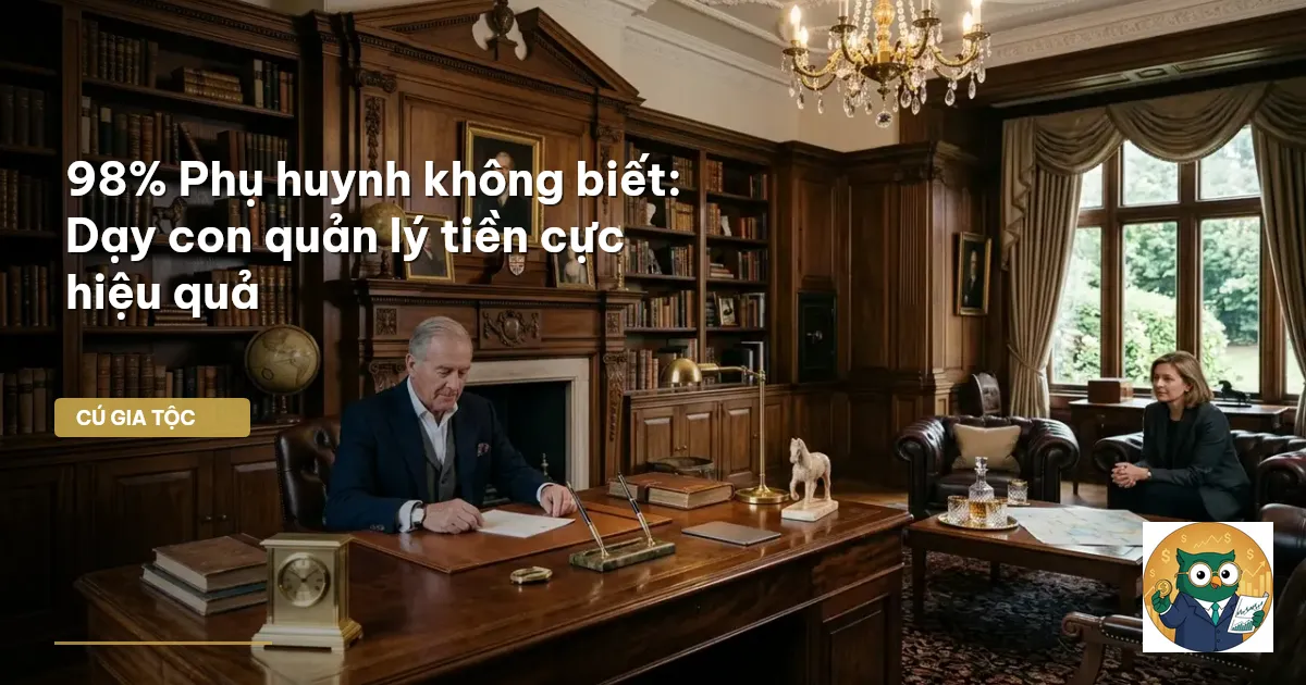 dạy con quản lý tiền