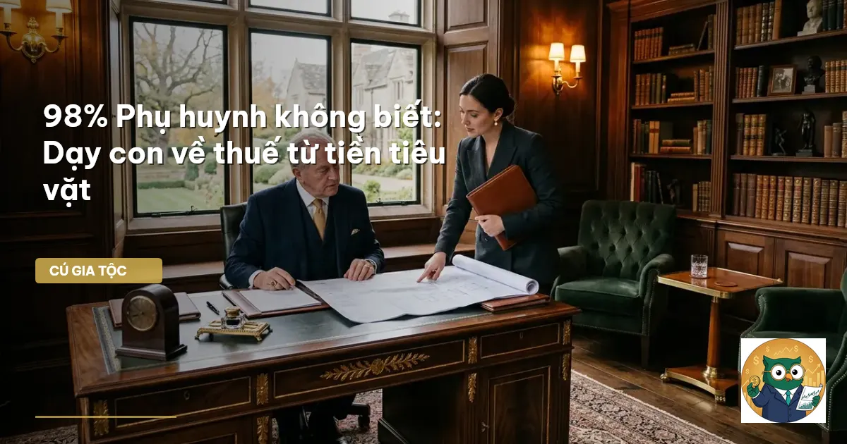 dạy con về thuế