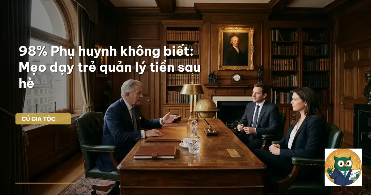 dạy trẻ quản lý tiền