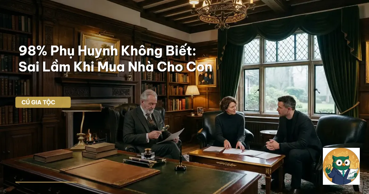 mua nhà cho con