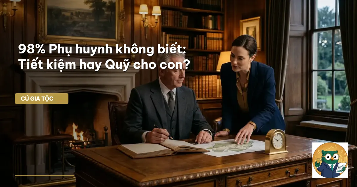 tích lũy cho con