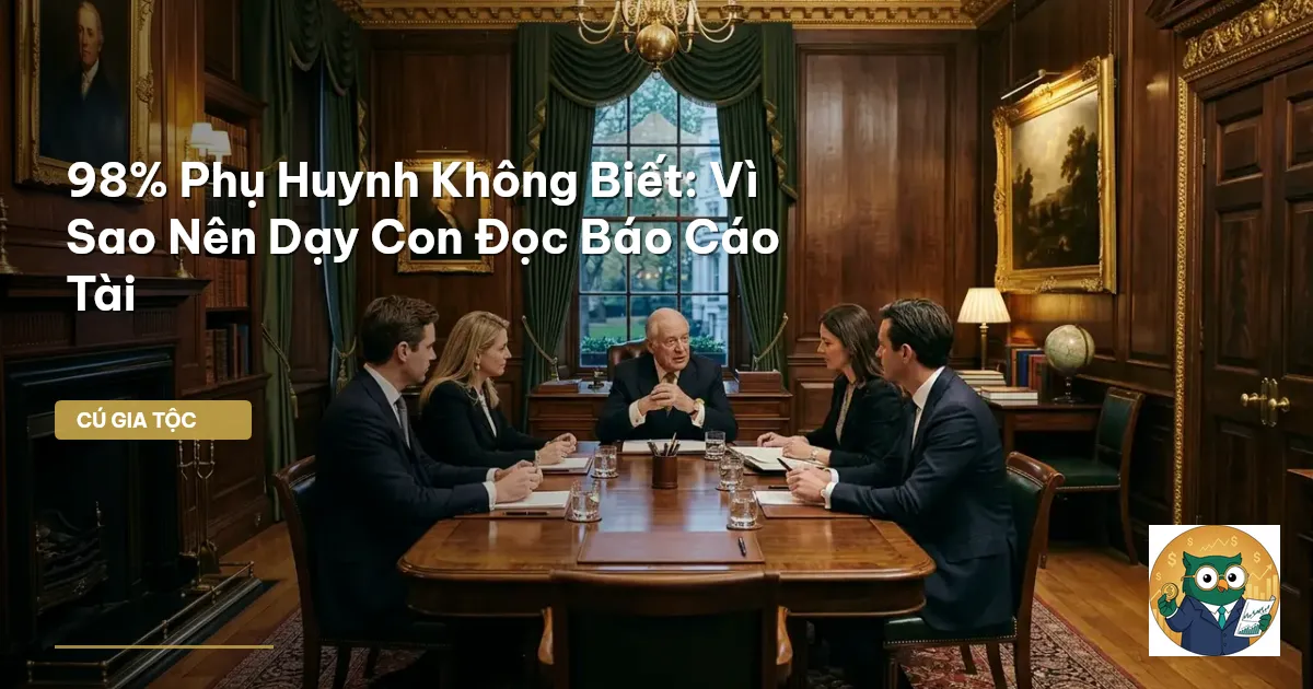 dạy con tài chính