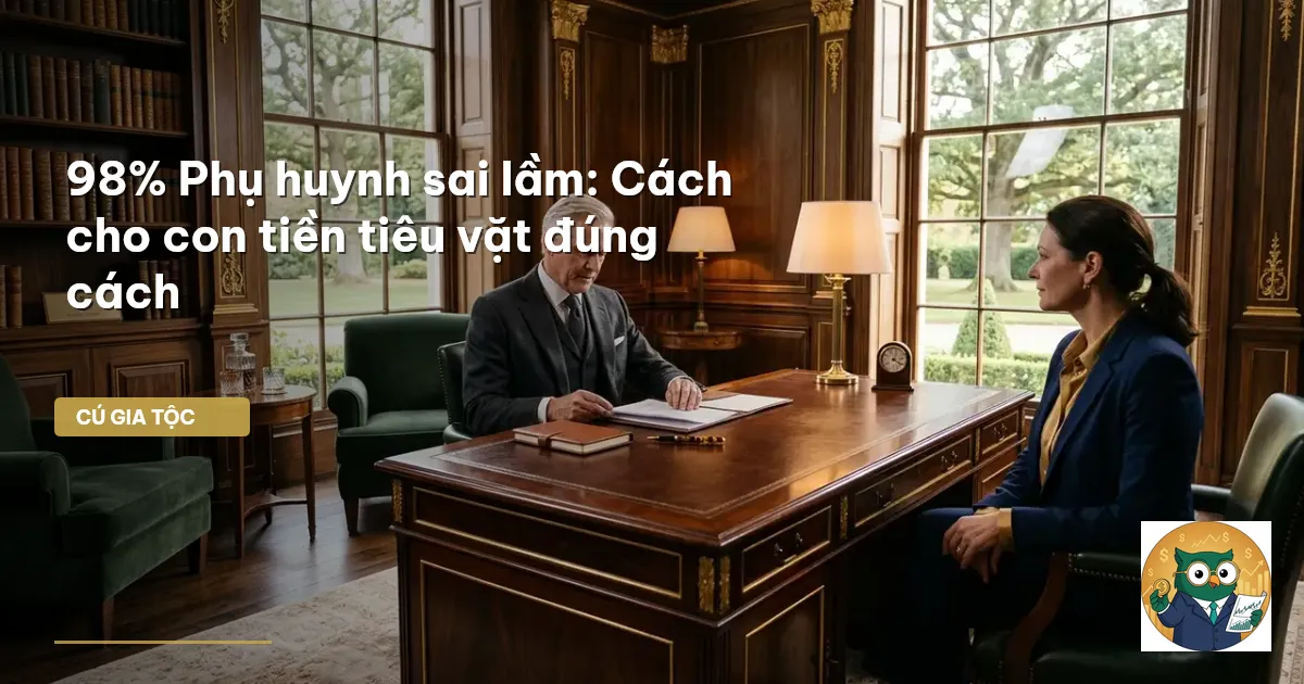 tiền tiêu vặt cho con