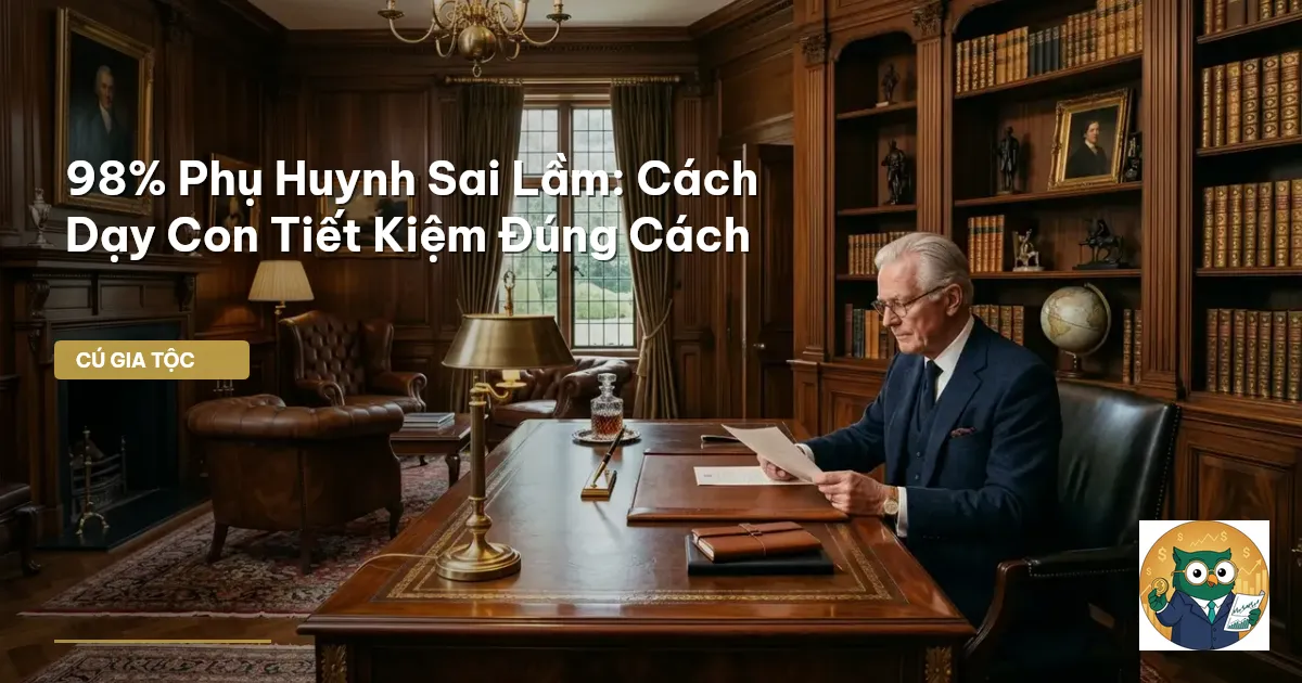 dạy con tiết kiệm