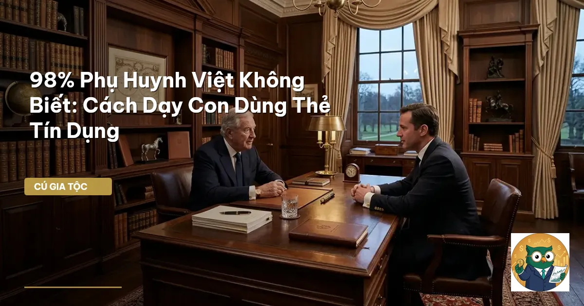 dạy con dùng thẻ tín dụng