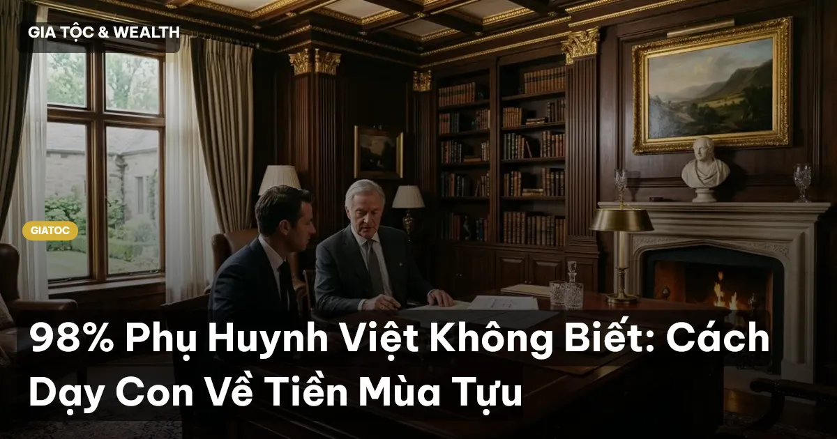 dạy con về tiền