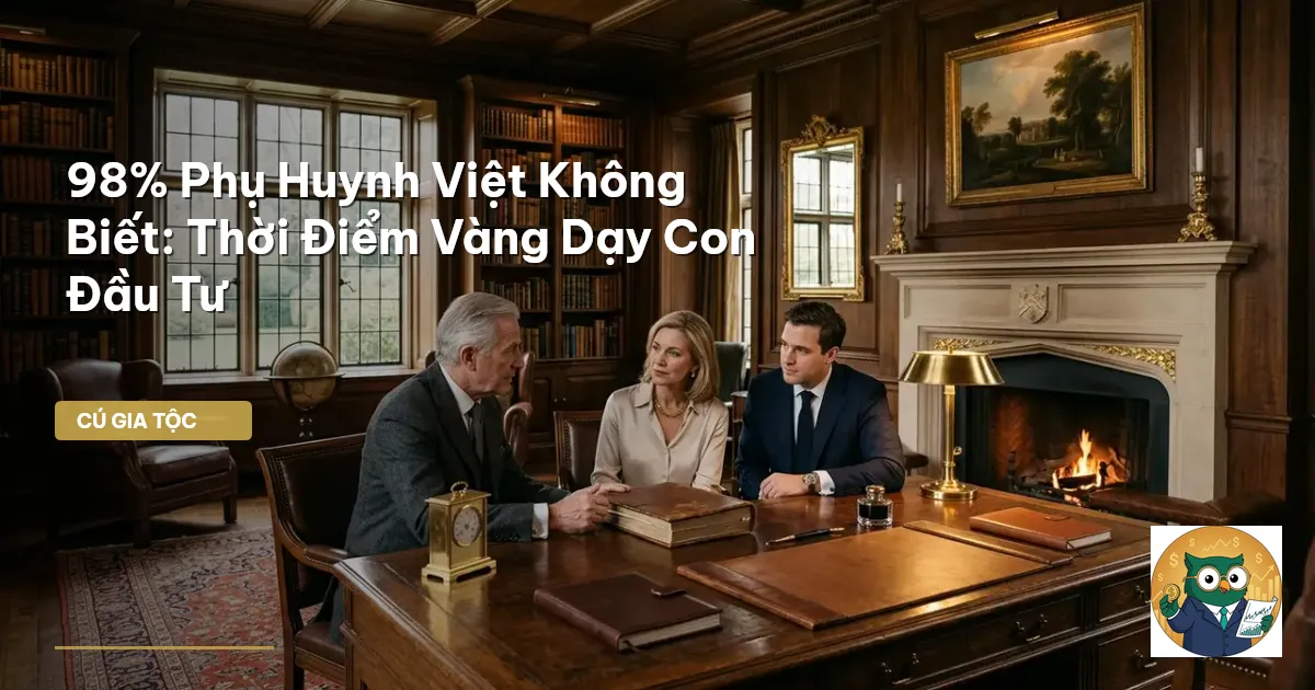 dạy con đầu tư