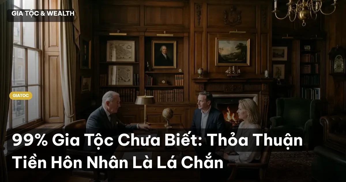 thỏa thuận tiền hôn nhân