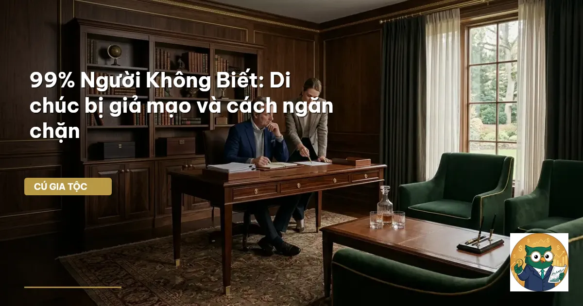 di chúc bị giả mạo