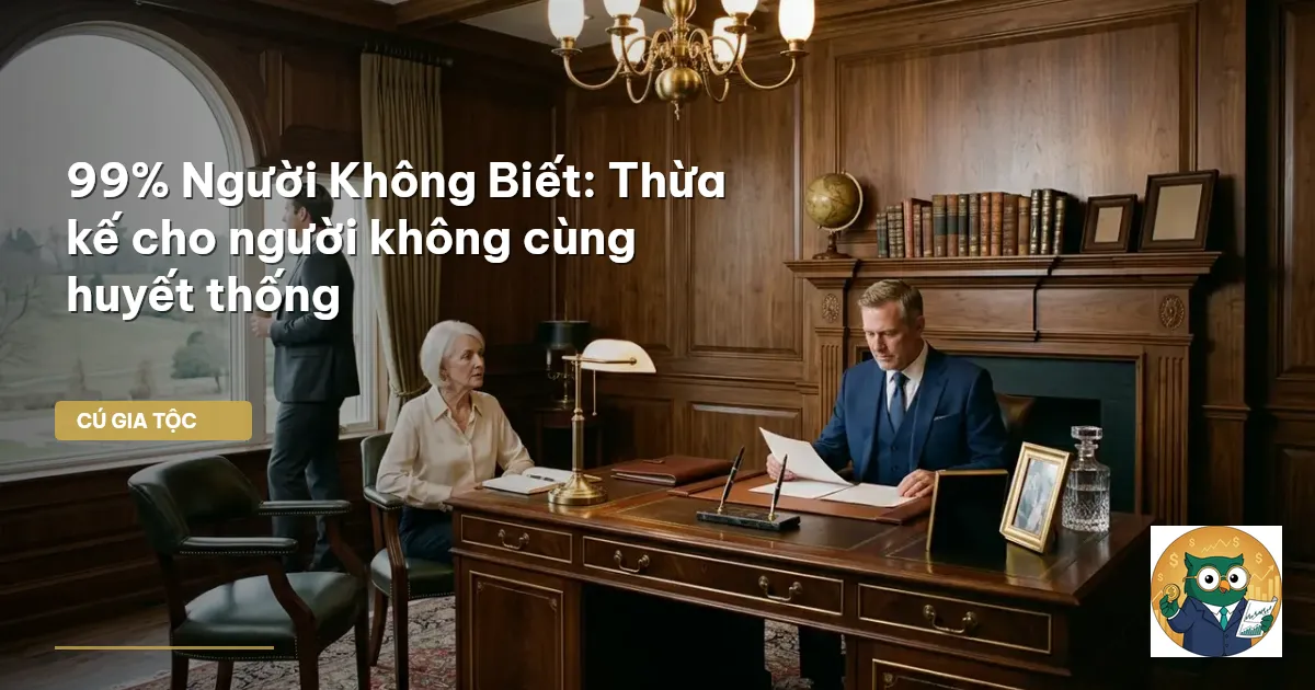 thừa kế không cùng huyết thống
