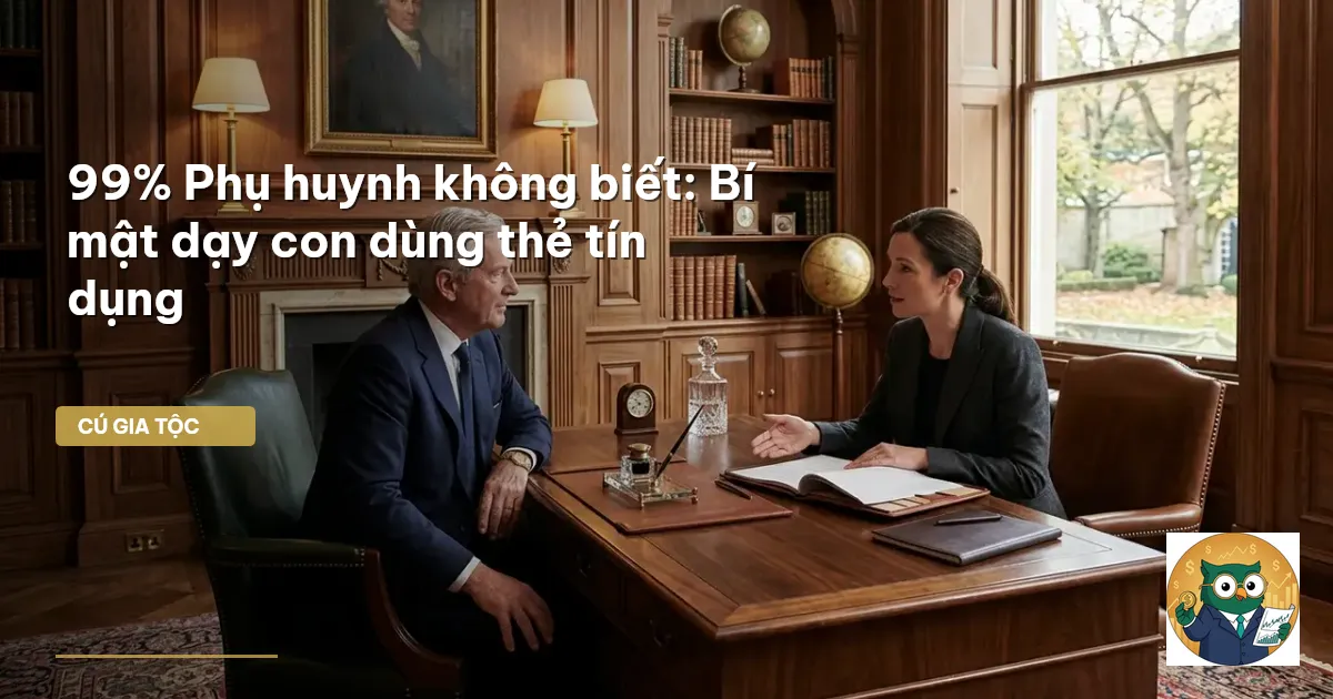dạy con tài chính
