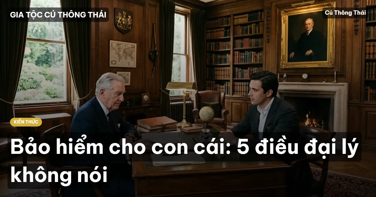 Bảo hiểm cho con cái: 5 điều đại lý không nói