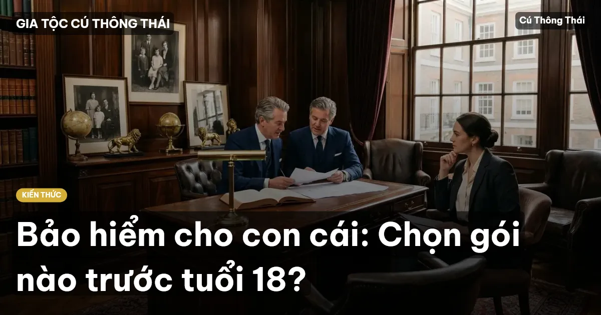 Bảo hiểm cho con cái: Chọn gói nào trước tuổi 18?