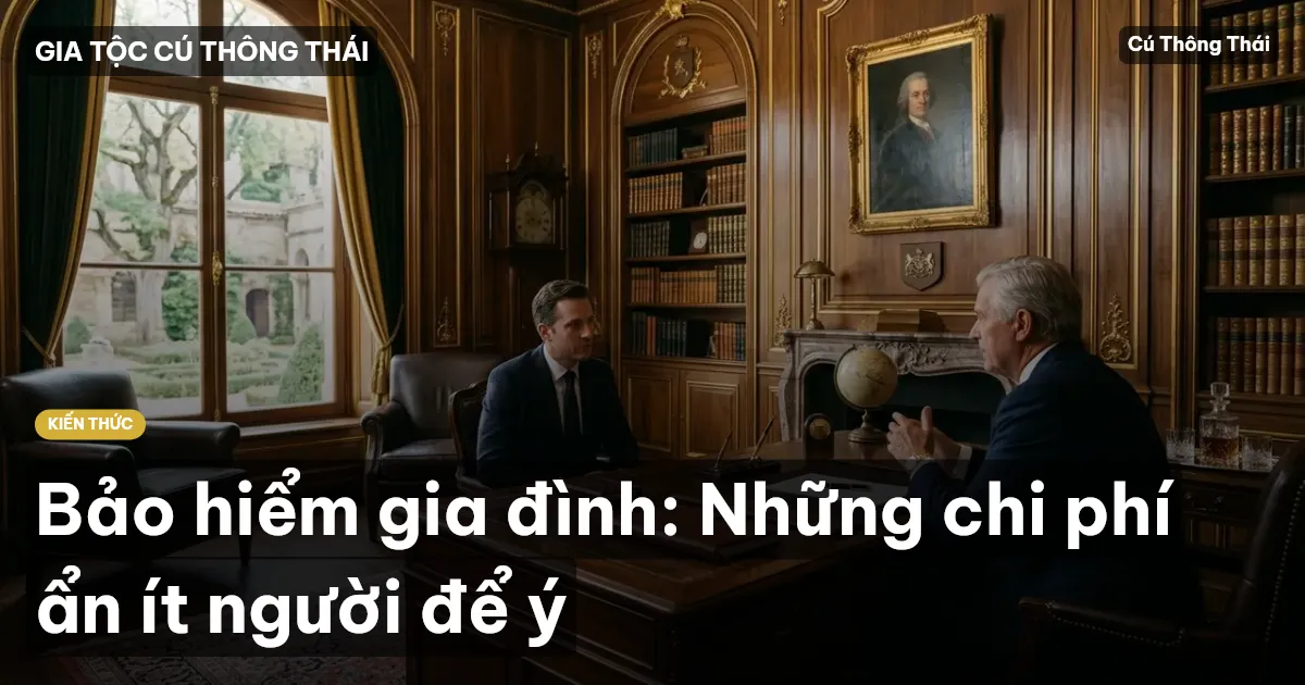 Bảo hiểm gia đình: Những chi phí ẩn ít người để ý