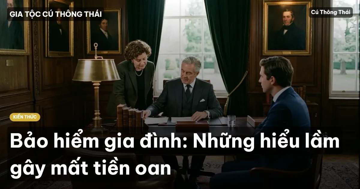 Bảo hiểm gia đình: Những hiểu lầm gây mất tiền oan