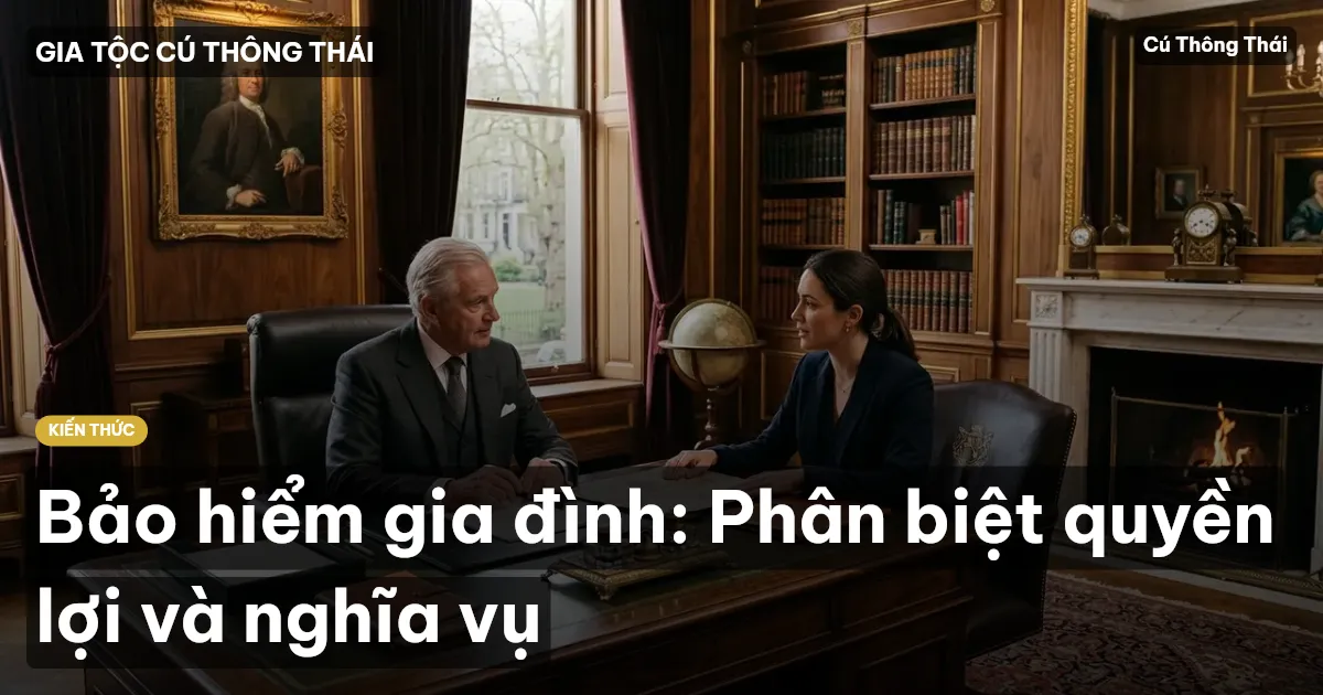 Bảo hiểm gia đình: Phân biệt quyền lợi và nghĩa vụ