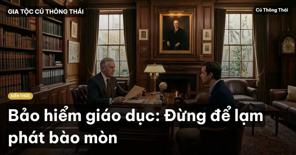 Bảo hiểm giáo dục: Đừng để lạm phát bào mòn