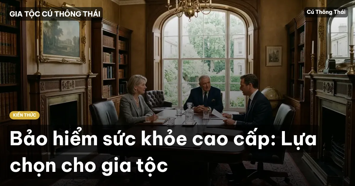 Bảo hiểm sức khỏe cao cấp: Lựa chọn cho gia tộc