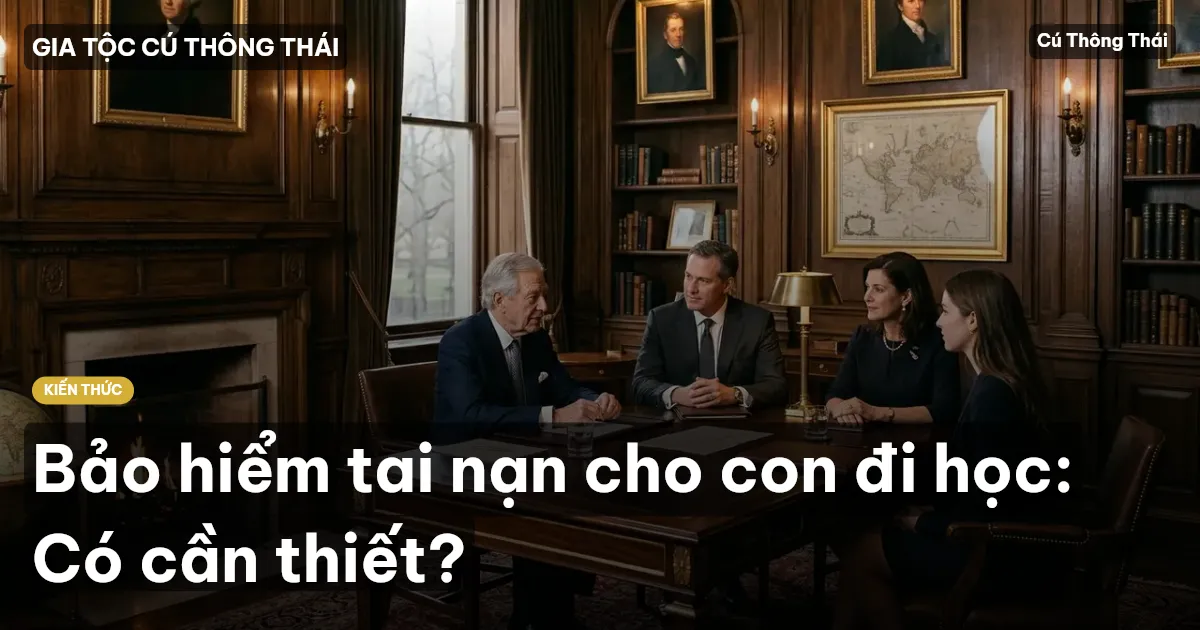 Bảo hiểm tai nạn cho con đi học: Có cần thiết?