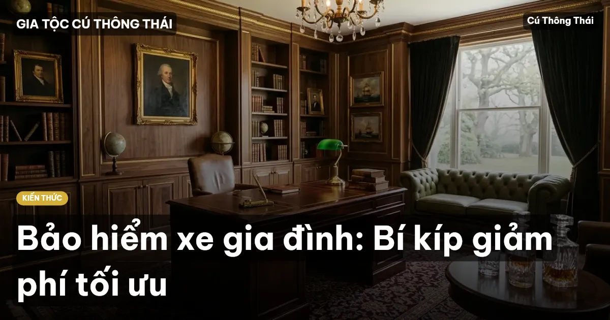 Bảo hiểm xe gia đình: Bí kíp giảm phí tối ưu