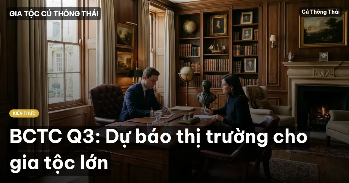 BCTC Q3: Dự báo thị trường cho gia tộc lớn