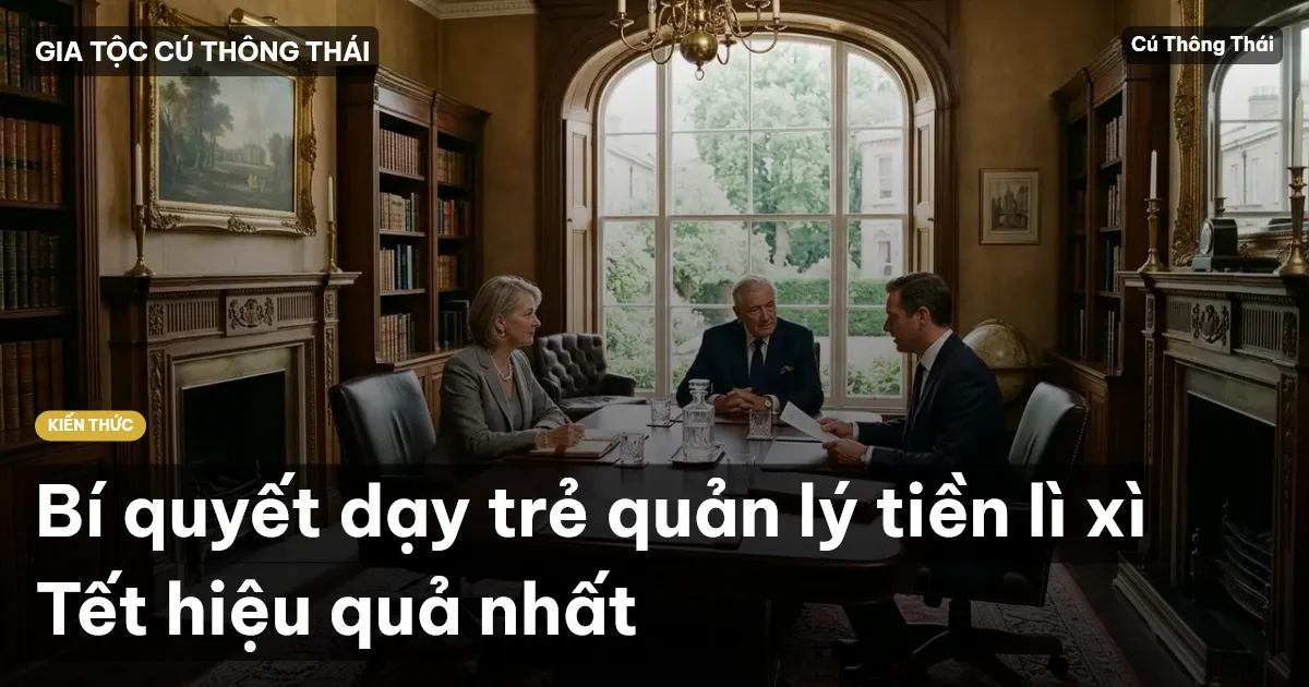 Bí quyết dạy trẻ quản lý tiền lì xì Tết hiệu quả nhất