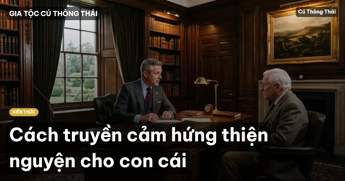 Cách truyền cảm hứng thiện nguyện cho con cái