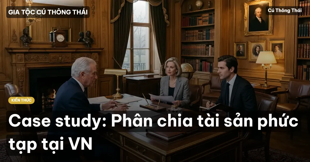 Case study: Phân chia tài sản phức tạp tại VN