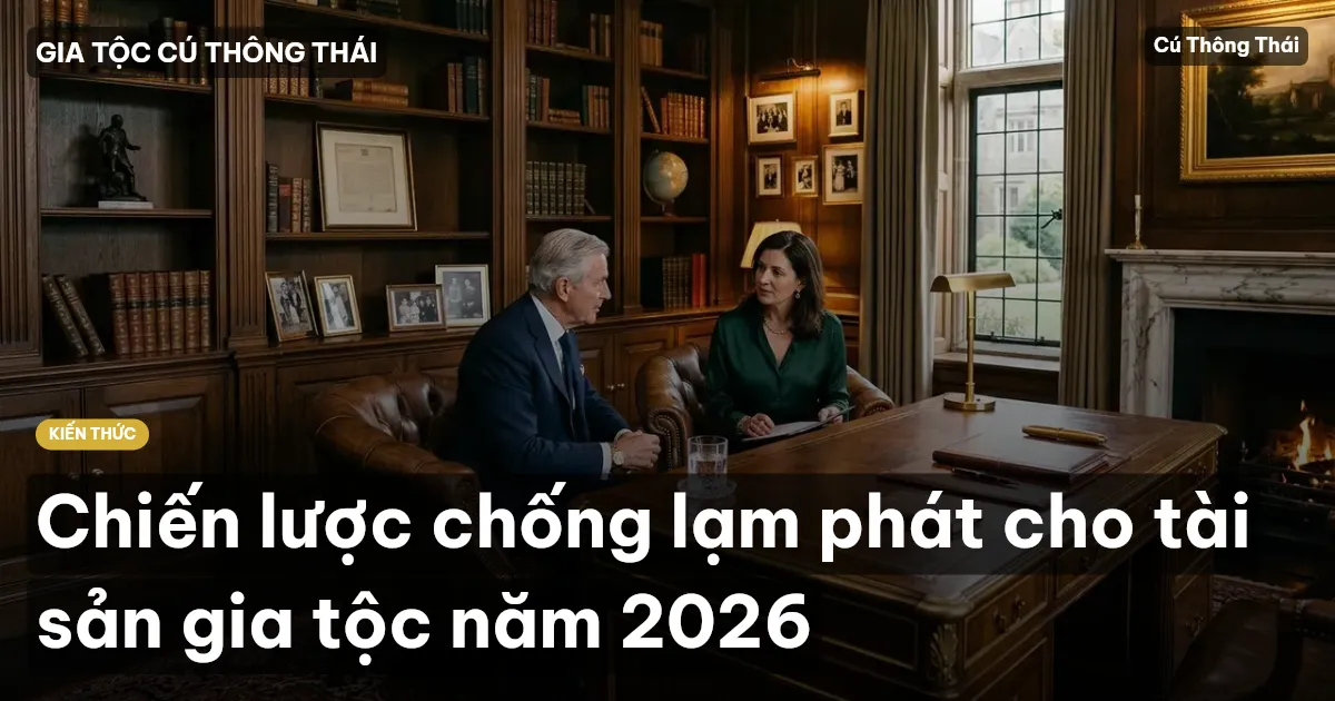 Chiến lược chống lạm phát cho tài sản gia tộc năm 2026