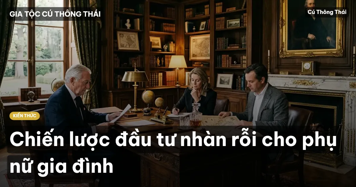 Chiến lược đầu tư nhàn rỗi cho phụ nữ gia đình
