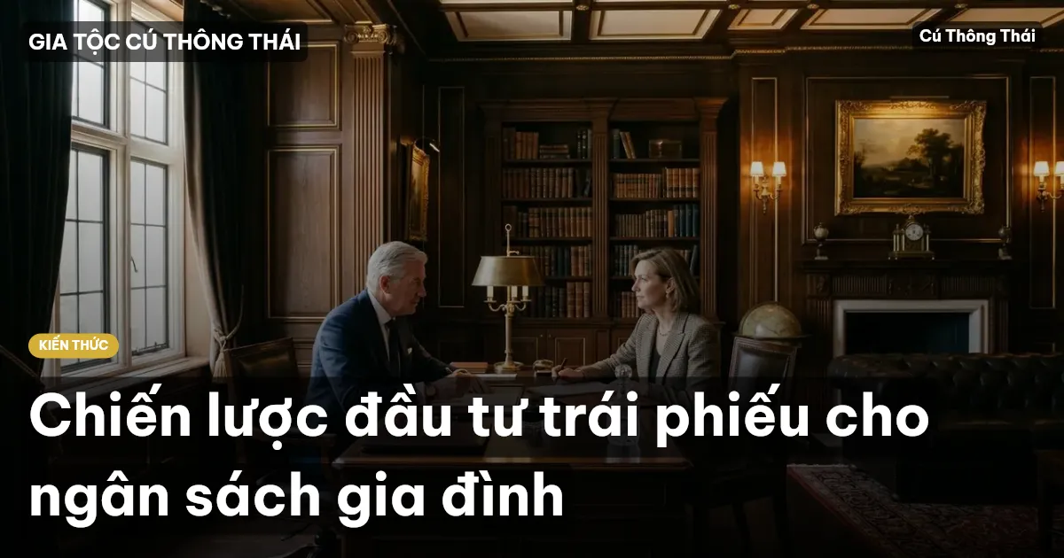 Chiến lược đầu tư trái phiếu cho ngân sách gia đình