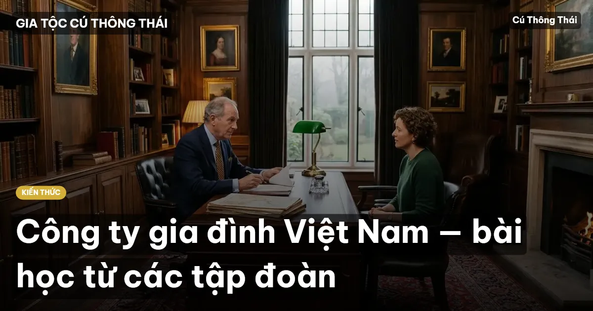Công ty gia đình Việt Nam — bài học từ các tập đoàn
