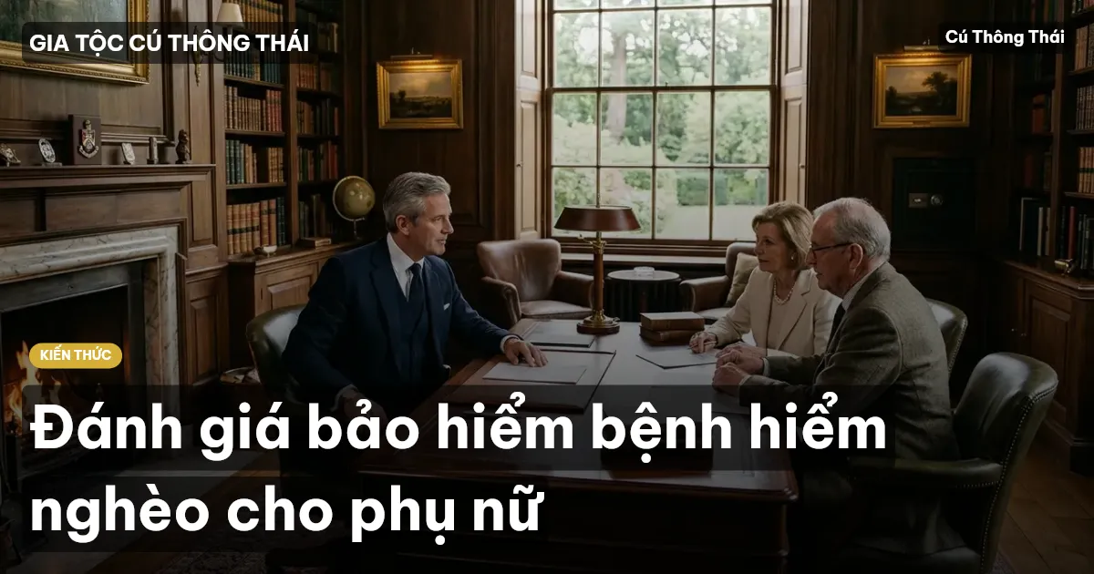 Đánh giá bảo hiểm bệnh hiểm nghèo cho phụ nữ