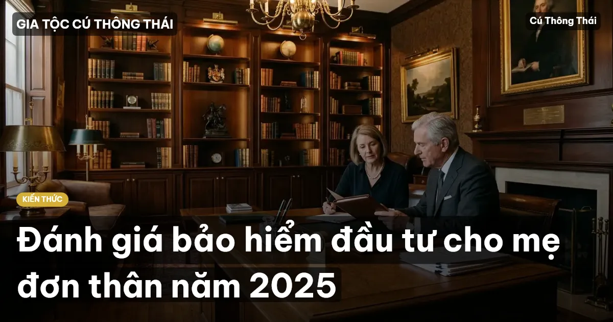 Đánh giá bảo hiểm đầu tư cho mẹ đơn thân năm 2025