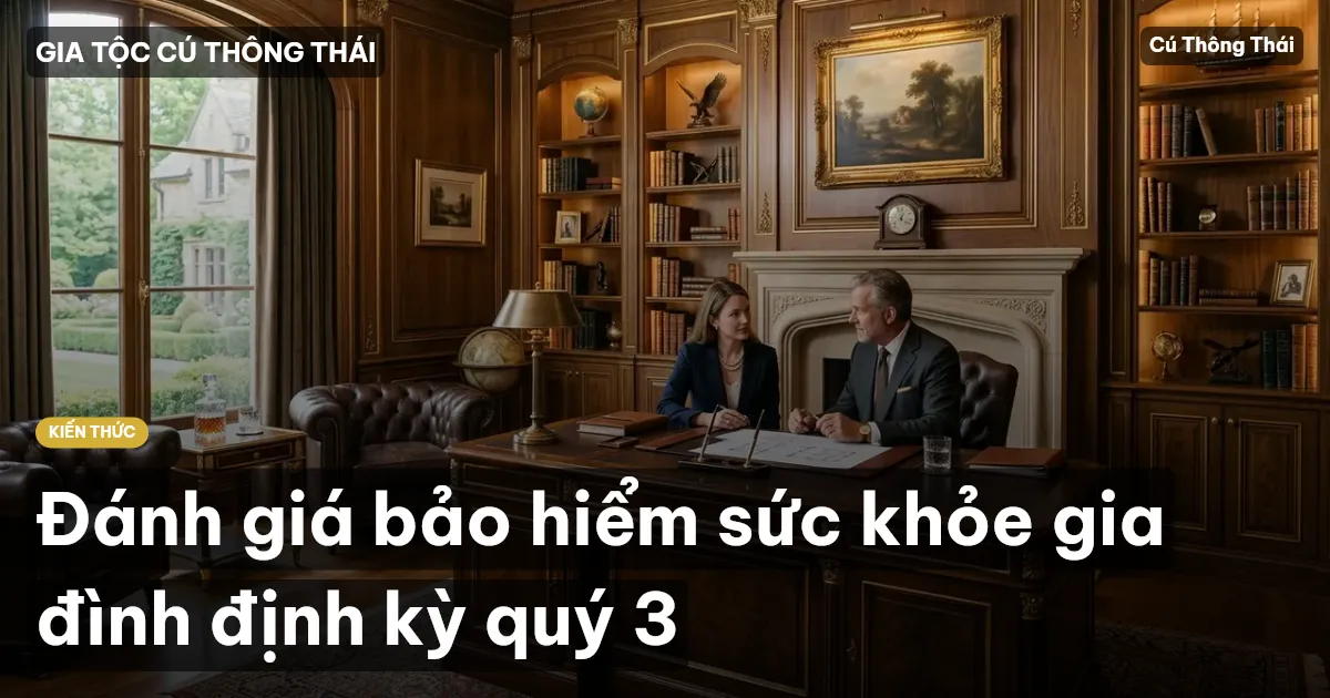 Đánh giá bảo hiểm sức khỏe gia đình định kỳ quý 3