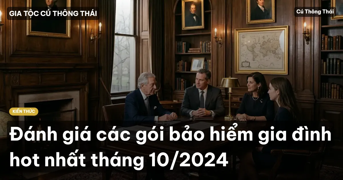 Đánh giá các gói bảo hiểm gia đình hot nhất tháng 10/2024