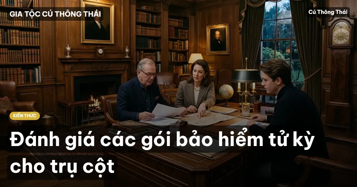 Đánh giá các gói bảo hiểm tử kỳ cho trụ cột