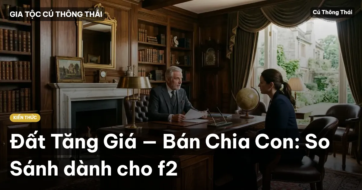 Đất Tăng Giá — Bán Chia Con: So Sánh dành cho f2